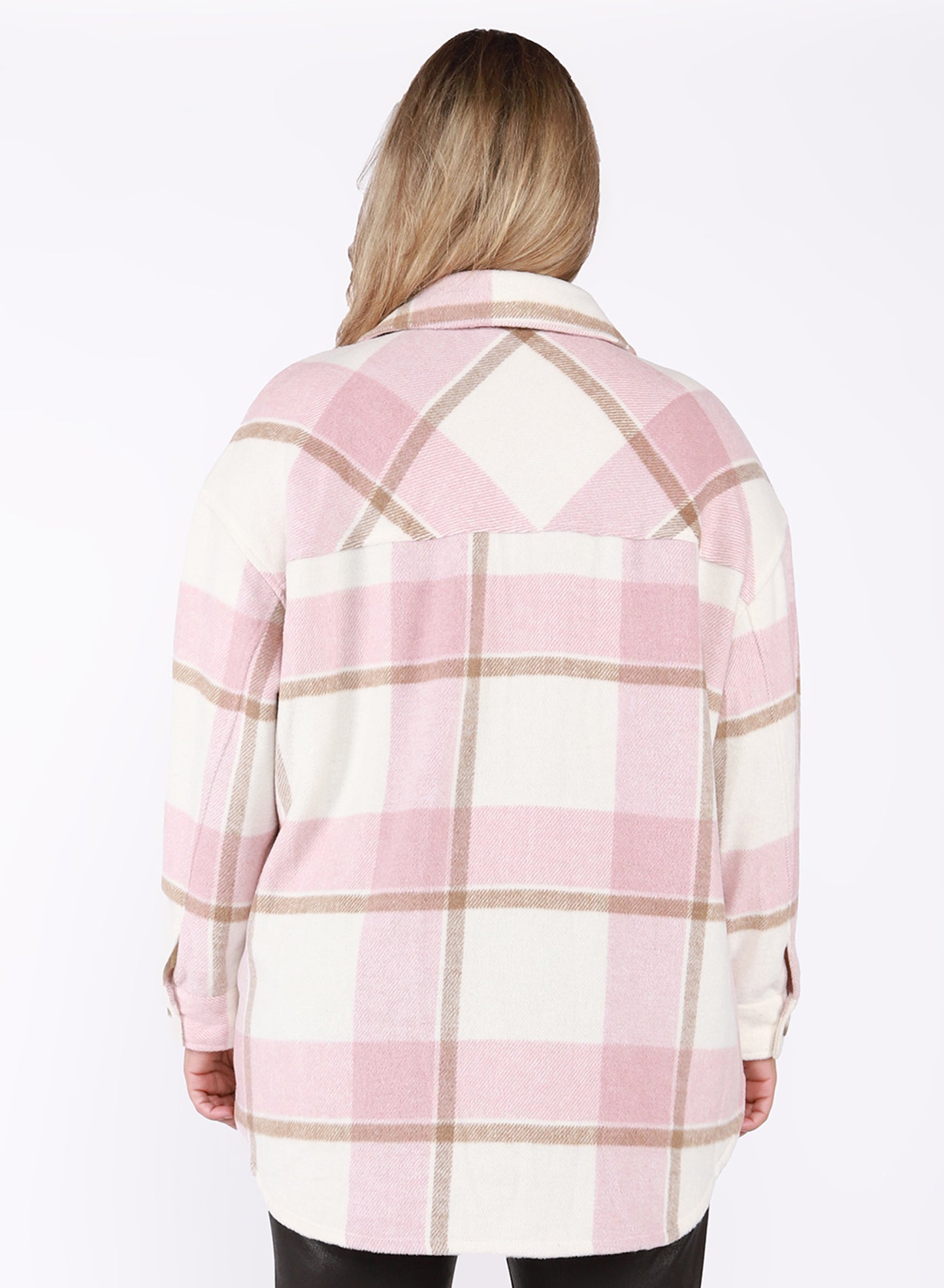 The Pink Plaid Shacket