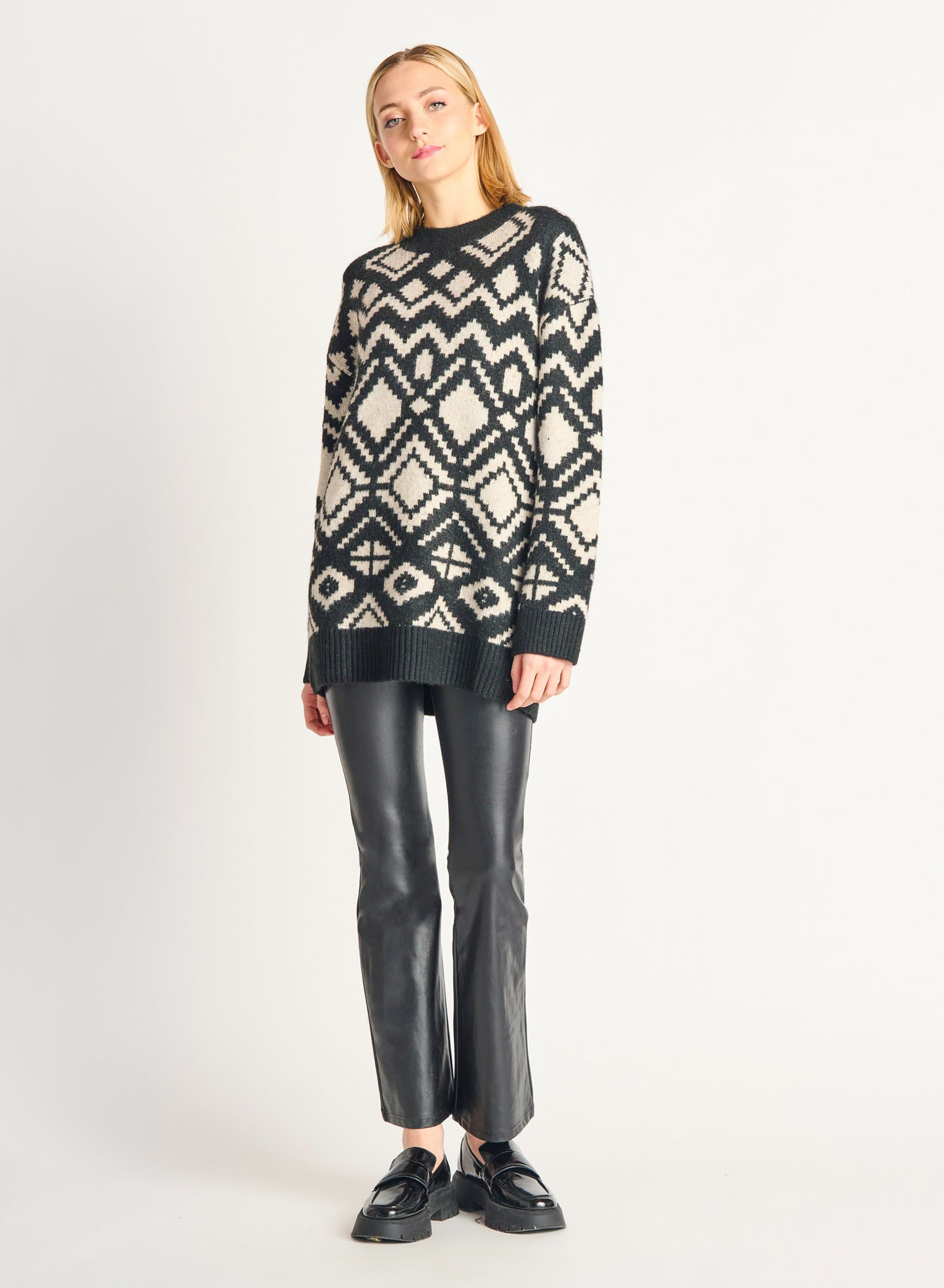 Flared Pleather Legging