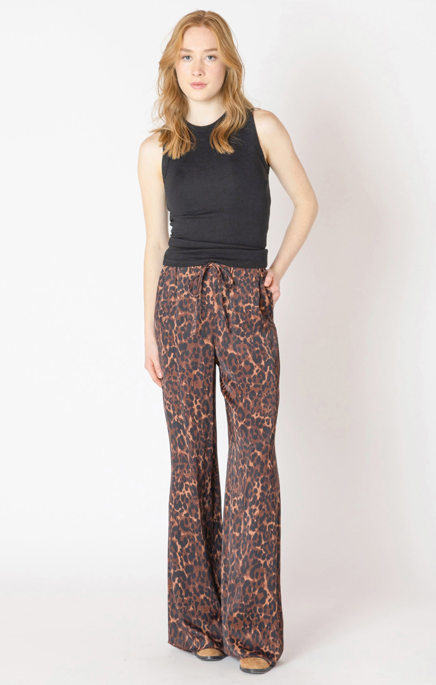 Printed Flowy Pants