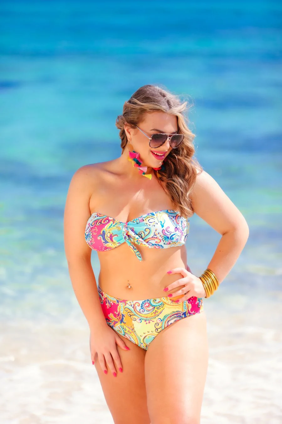 Sunburst Two Piece Swimsuit