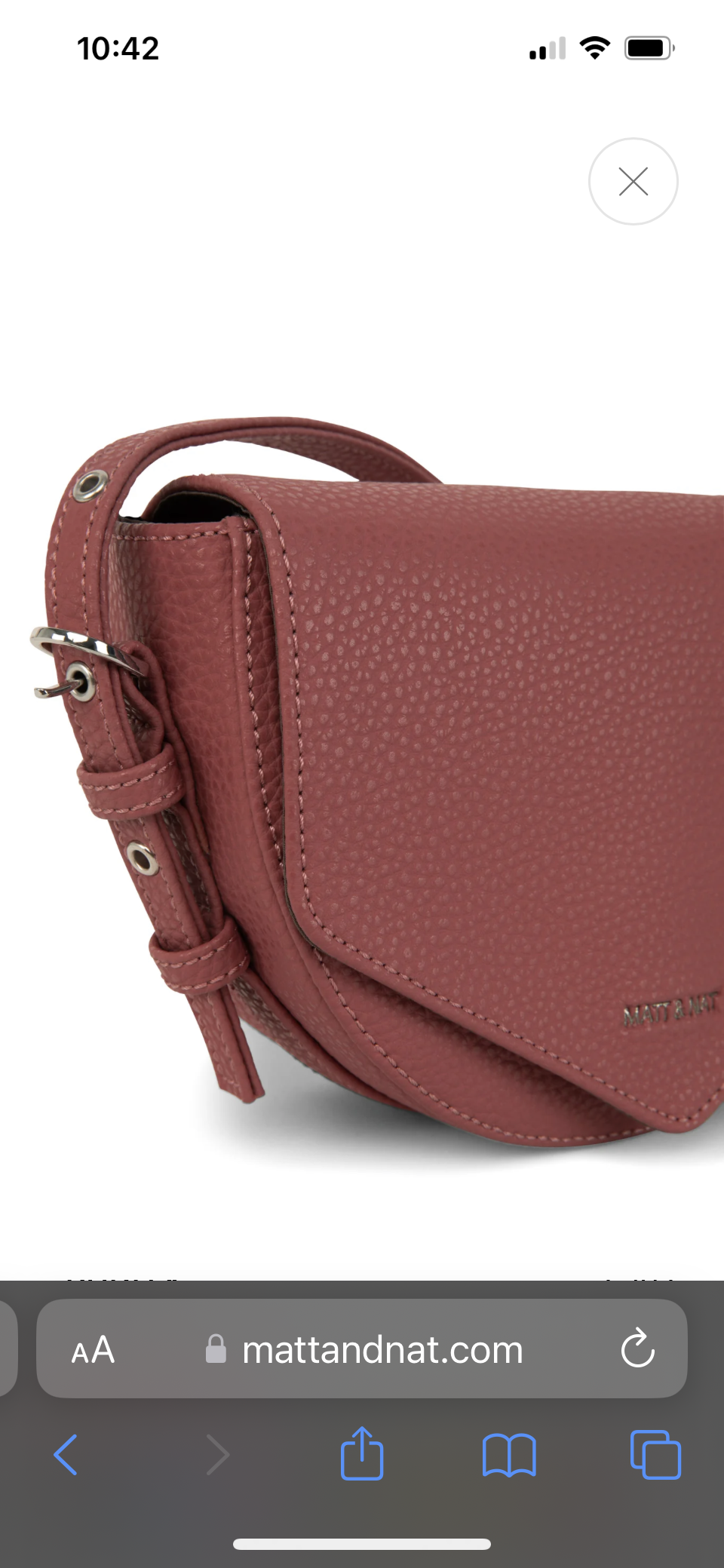 Matt & Natt Twill Crossbody