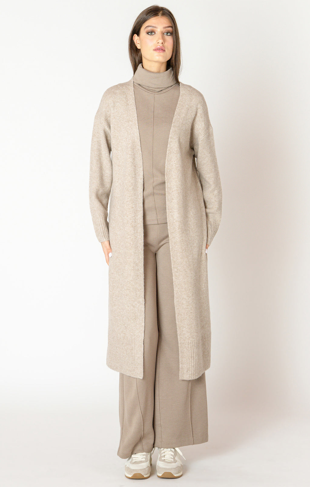 Longline Open Cardigan
