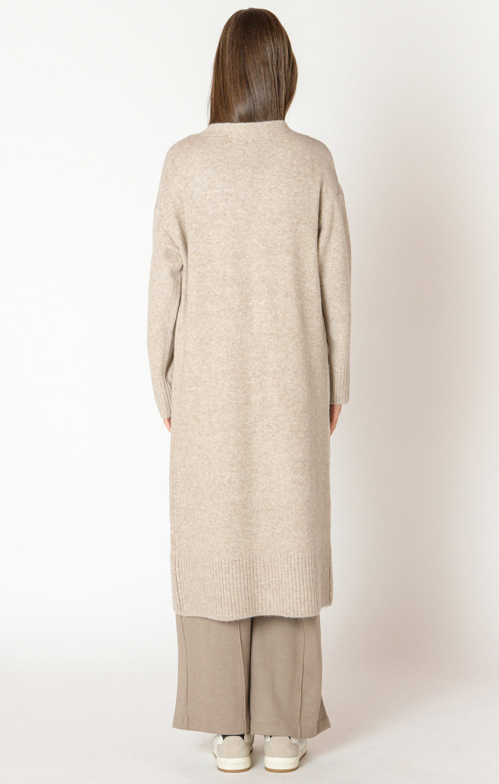 Longline Open Cardigan