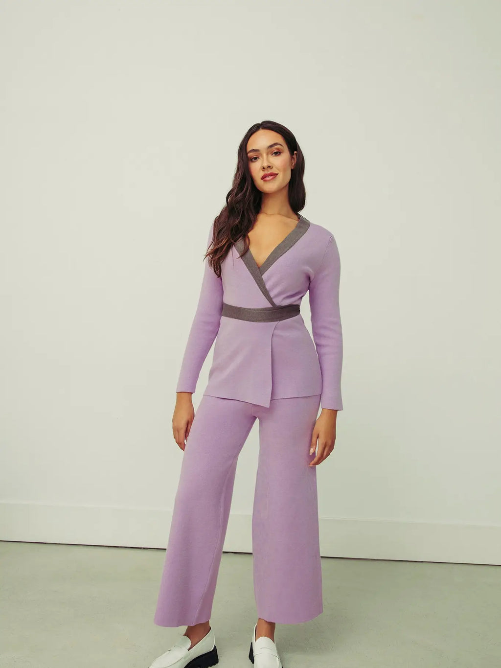 Knit Wrap Top