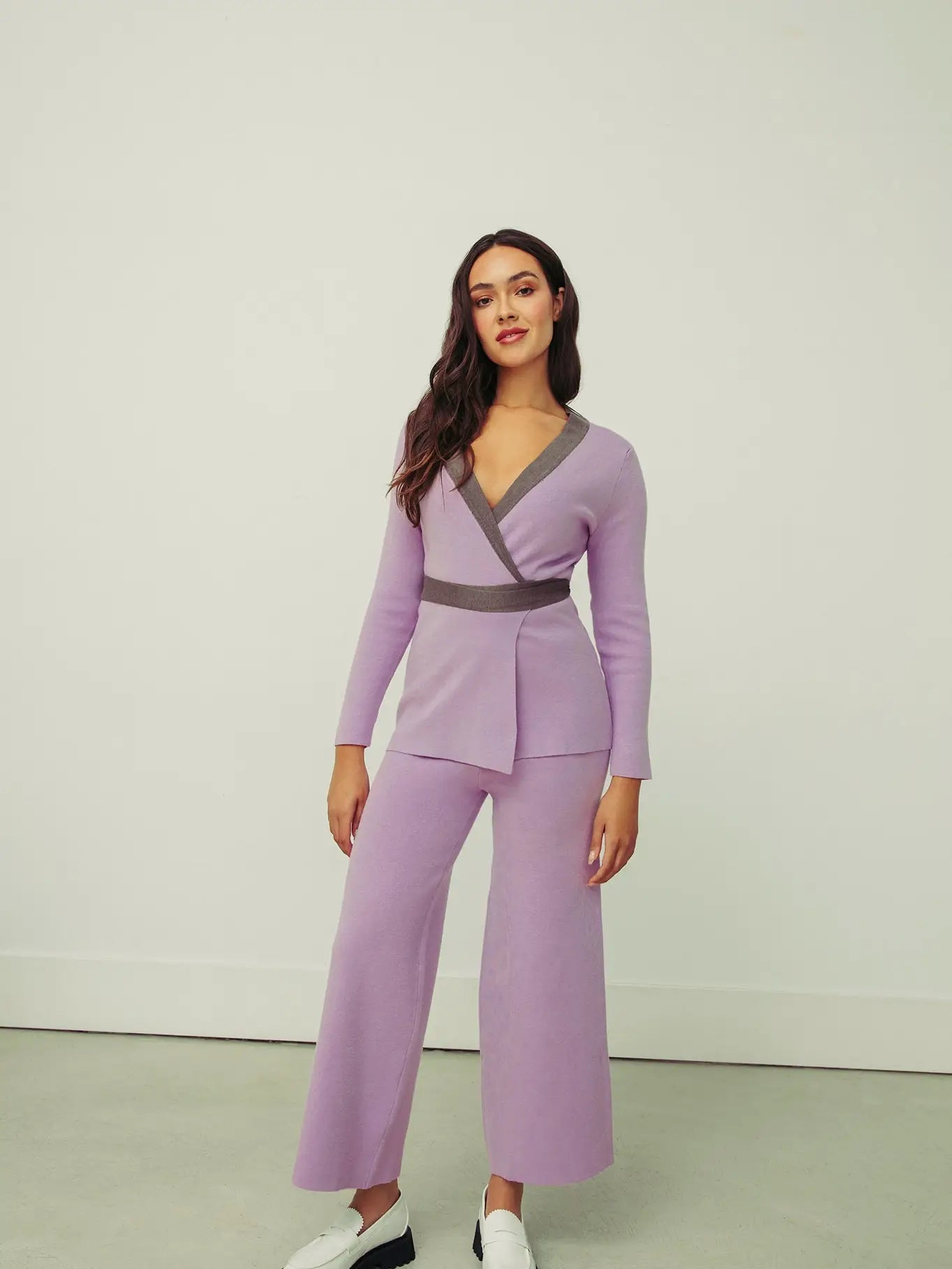 Knit Wrap Top