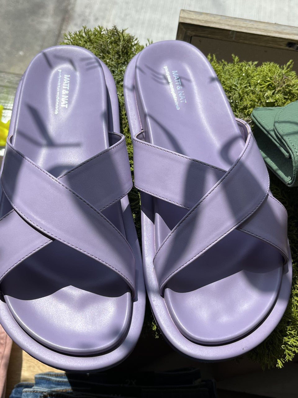 Alvera Vegan Sandals in Lilac