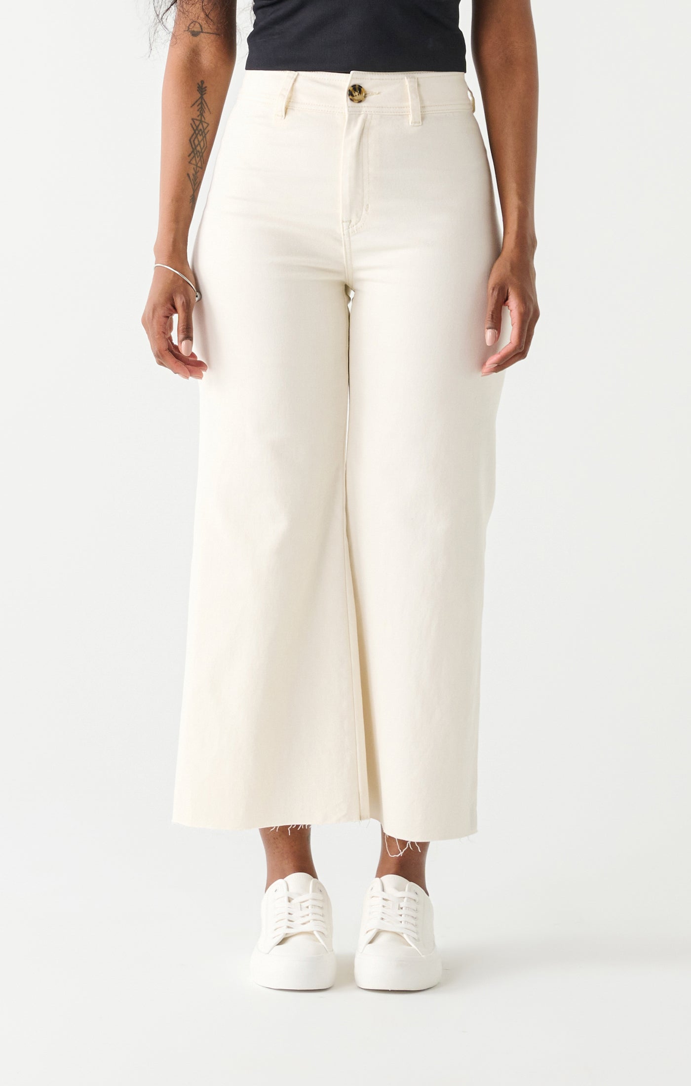 High Rise Culotte in Off-White – Gemini Boutique Cobourg