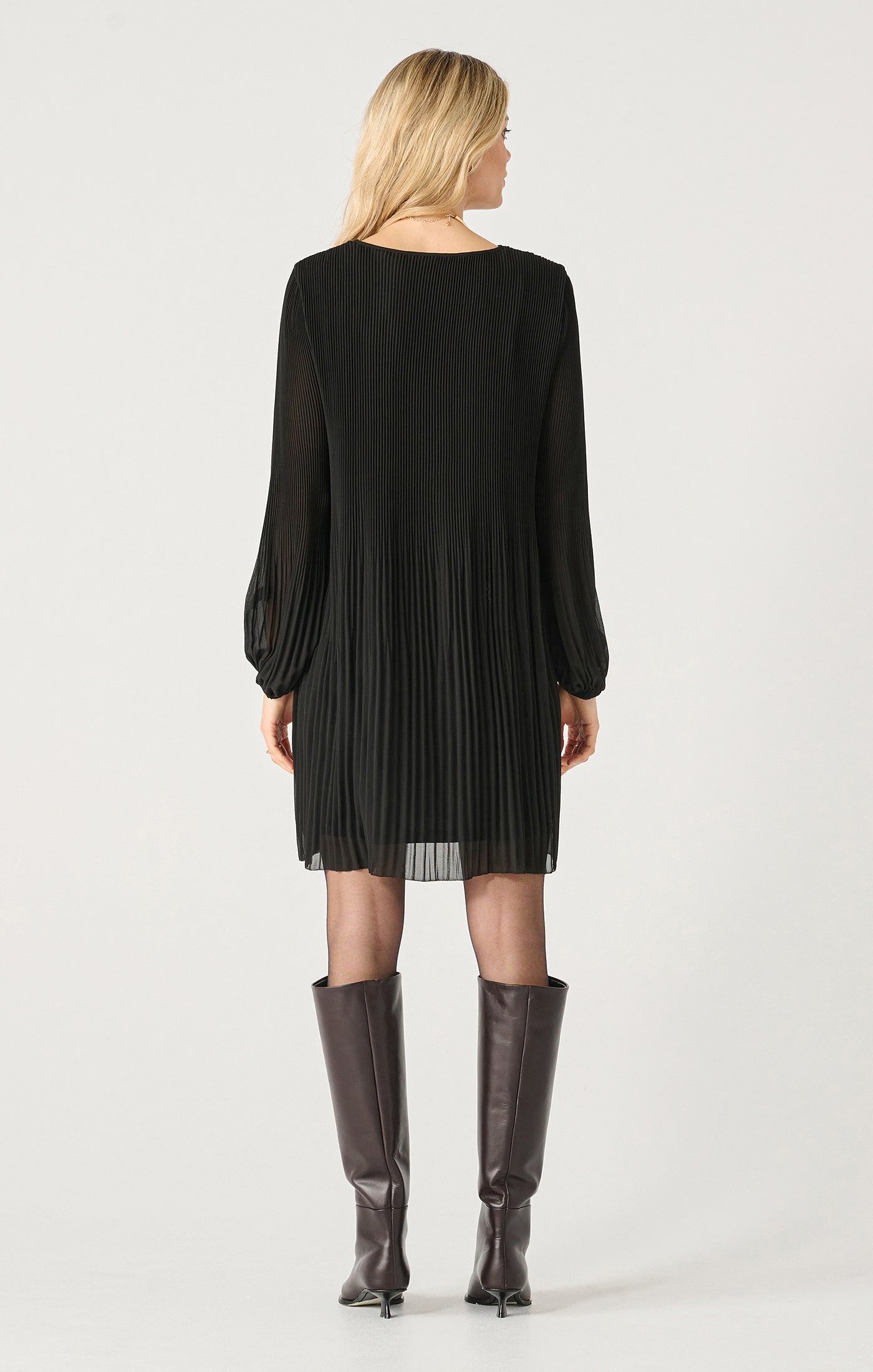 The Little Black Pleated Dress