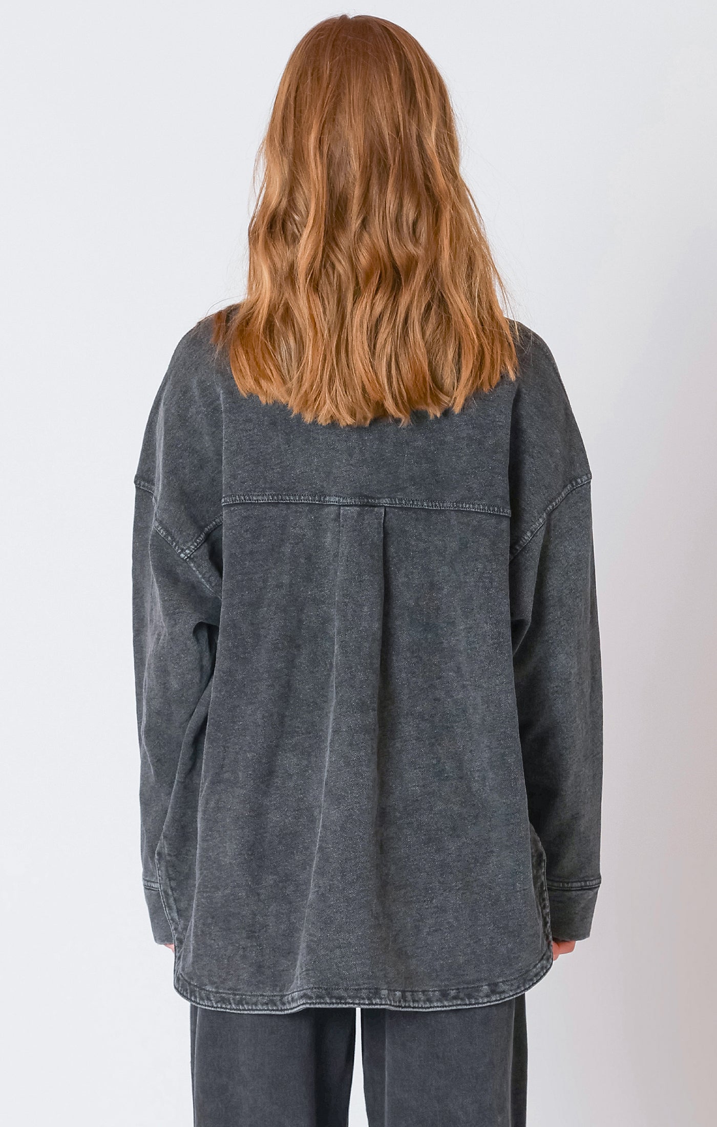 Knit Denim Wash Jacket