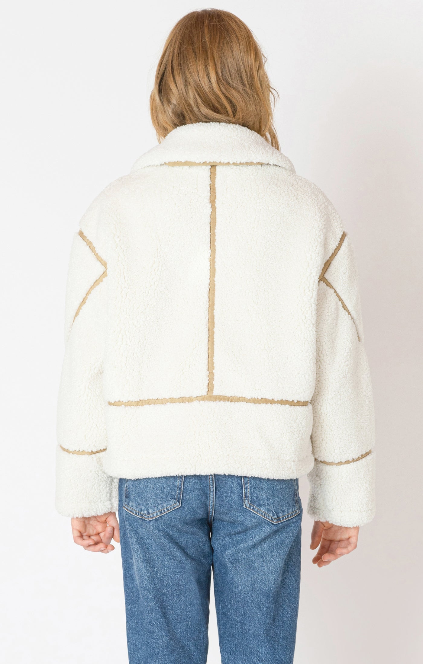 Contrast Fleece Jacket